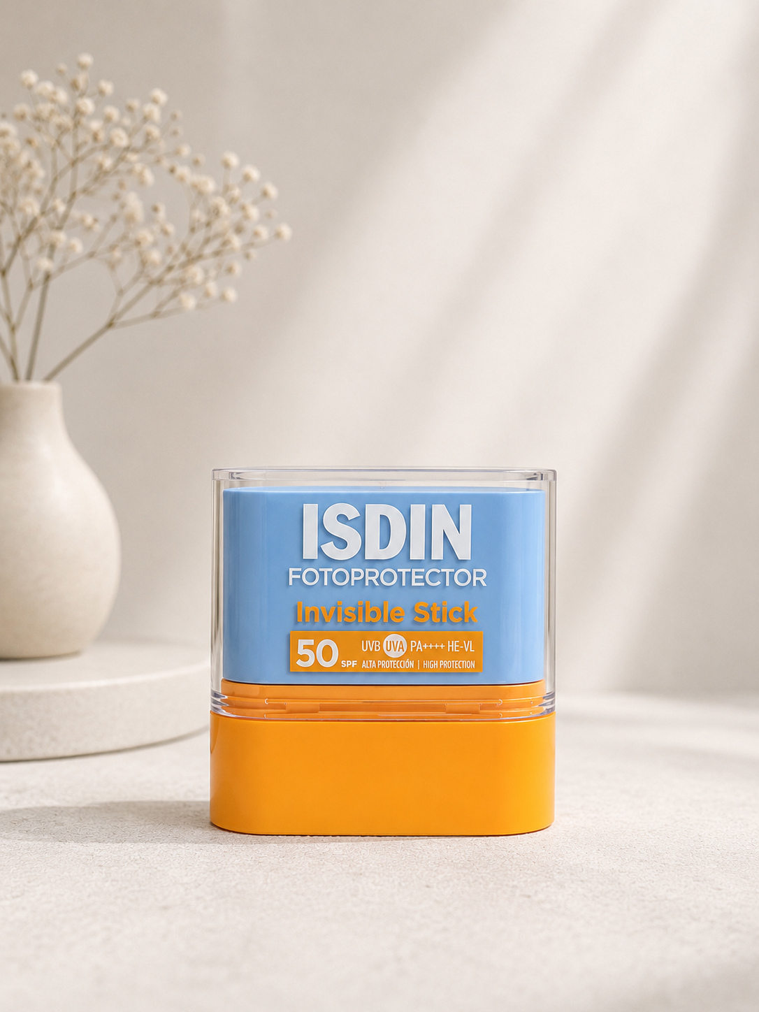 استیک ضد آفتاب بی‌رنگ ایزدین SPF50 PA++++ وزن ۱۰ گرم